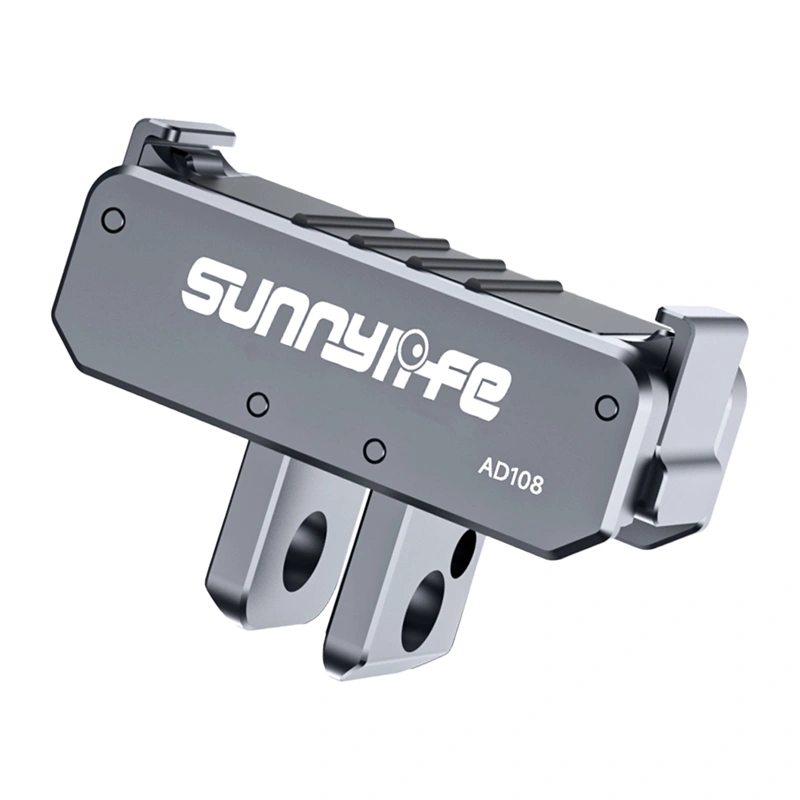 Sunnylife alumīnija divvirzienu stiprinājuma adapteris Osmo Nano / Action 6