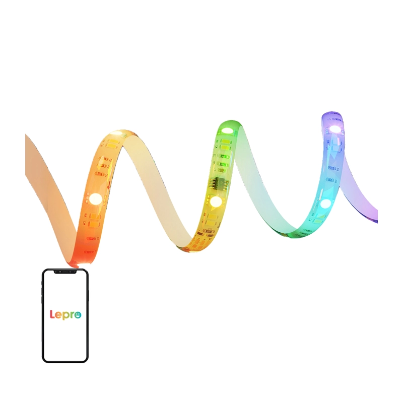 LEPRO SW1-6 RGB viedā LED lente, 6 m