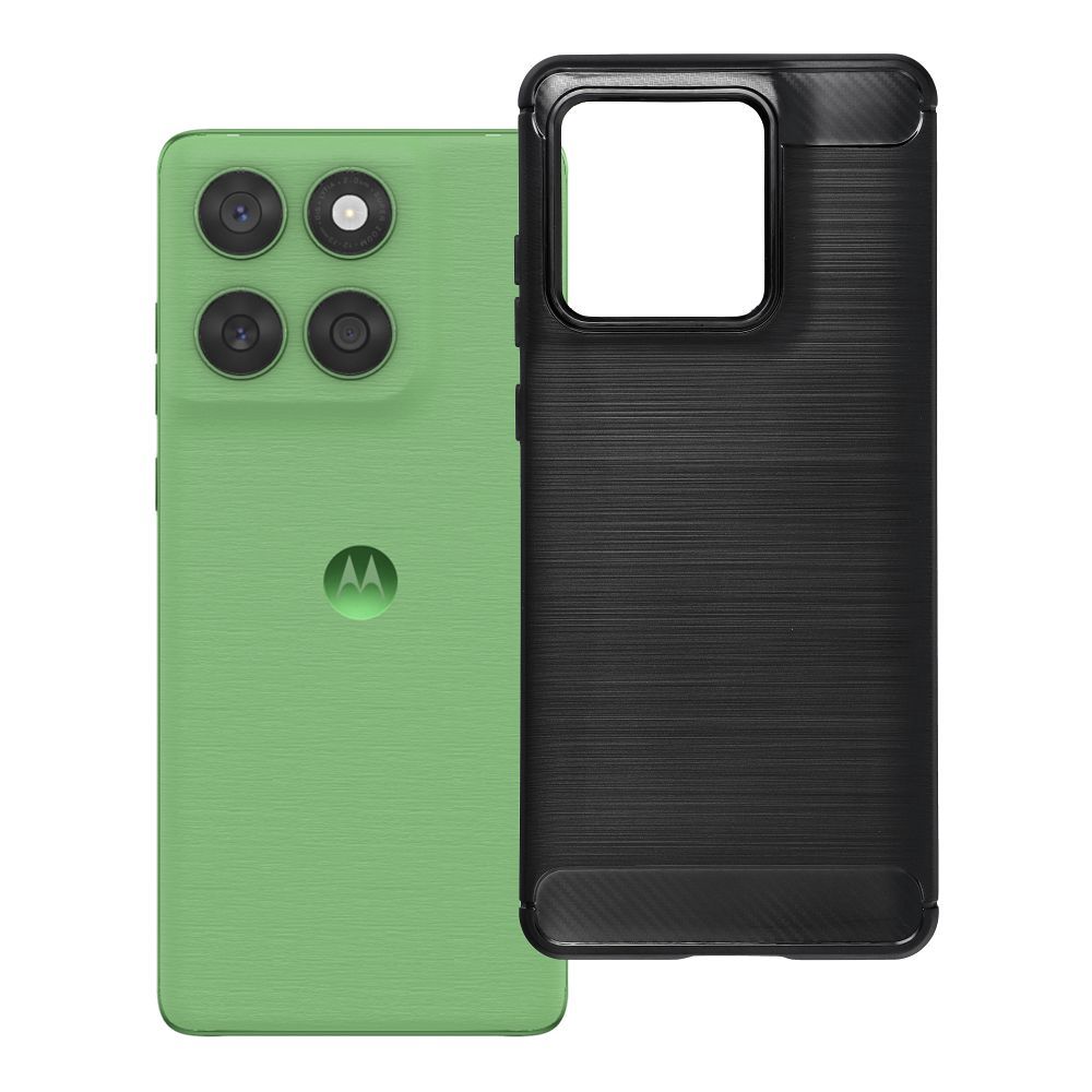 Maciņš Motorola EDGE 60 / 60 FUSION Carbon 2.0 melns