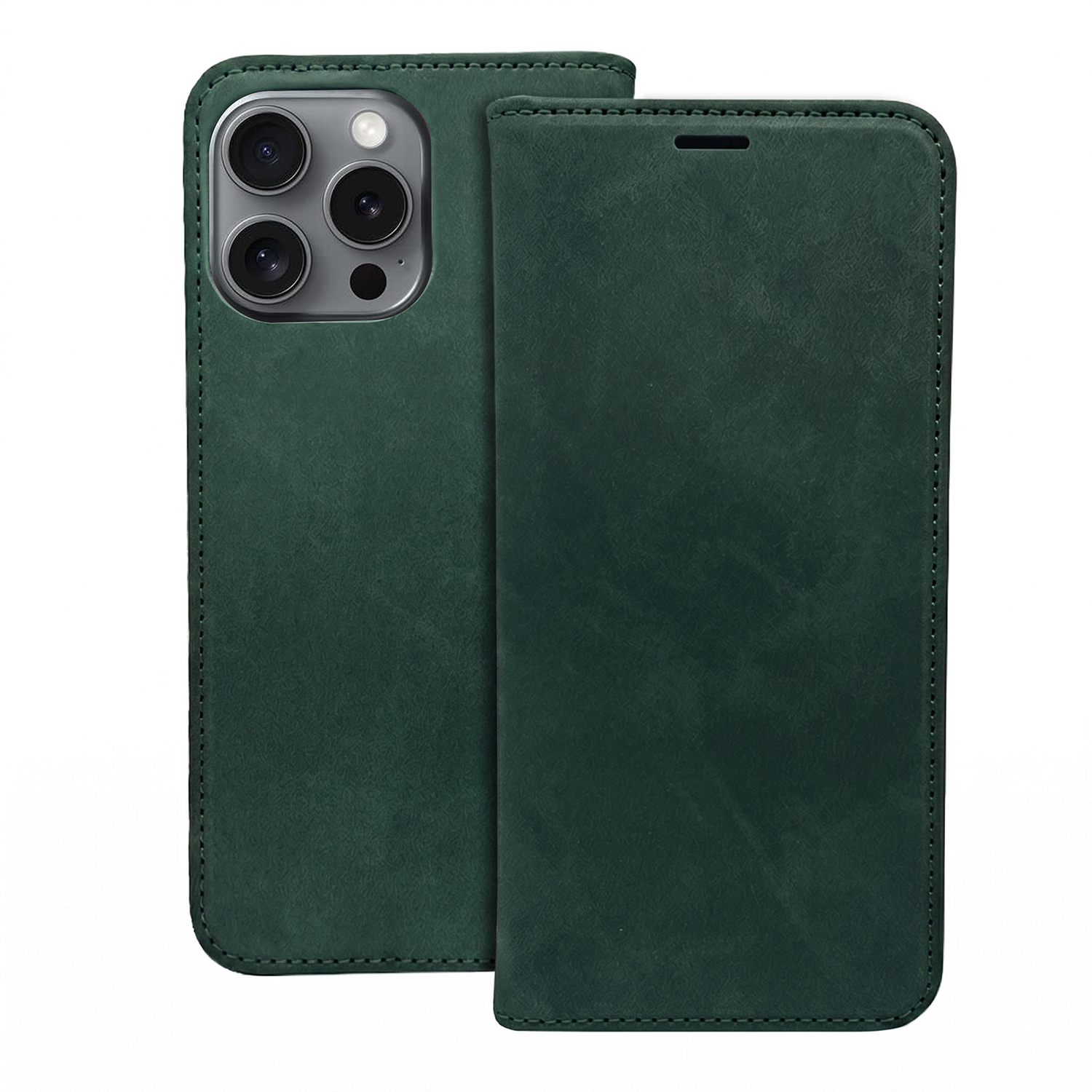 Smart Suede maciņš Honor 600 / Honor 600 Pro, zaļš