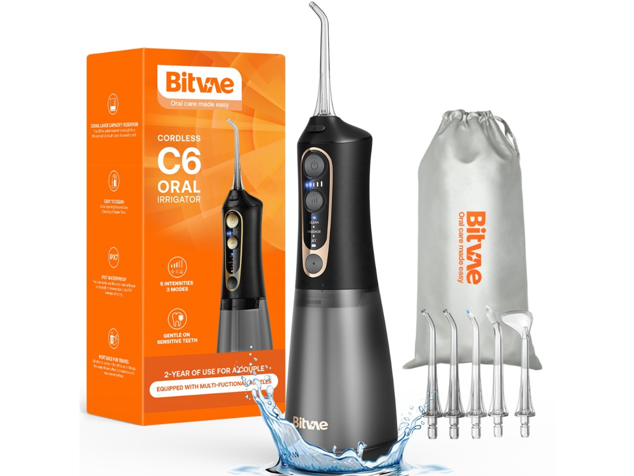 Irigators Bitvae C6 melns