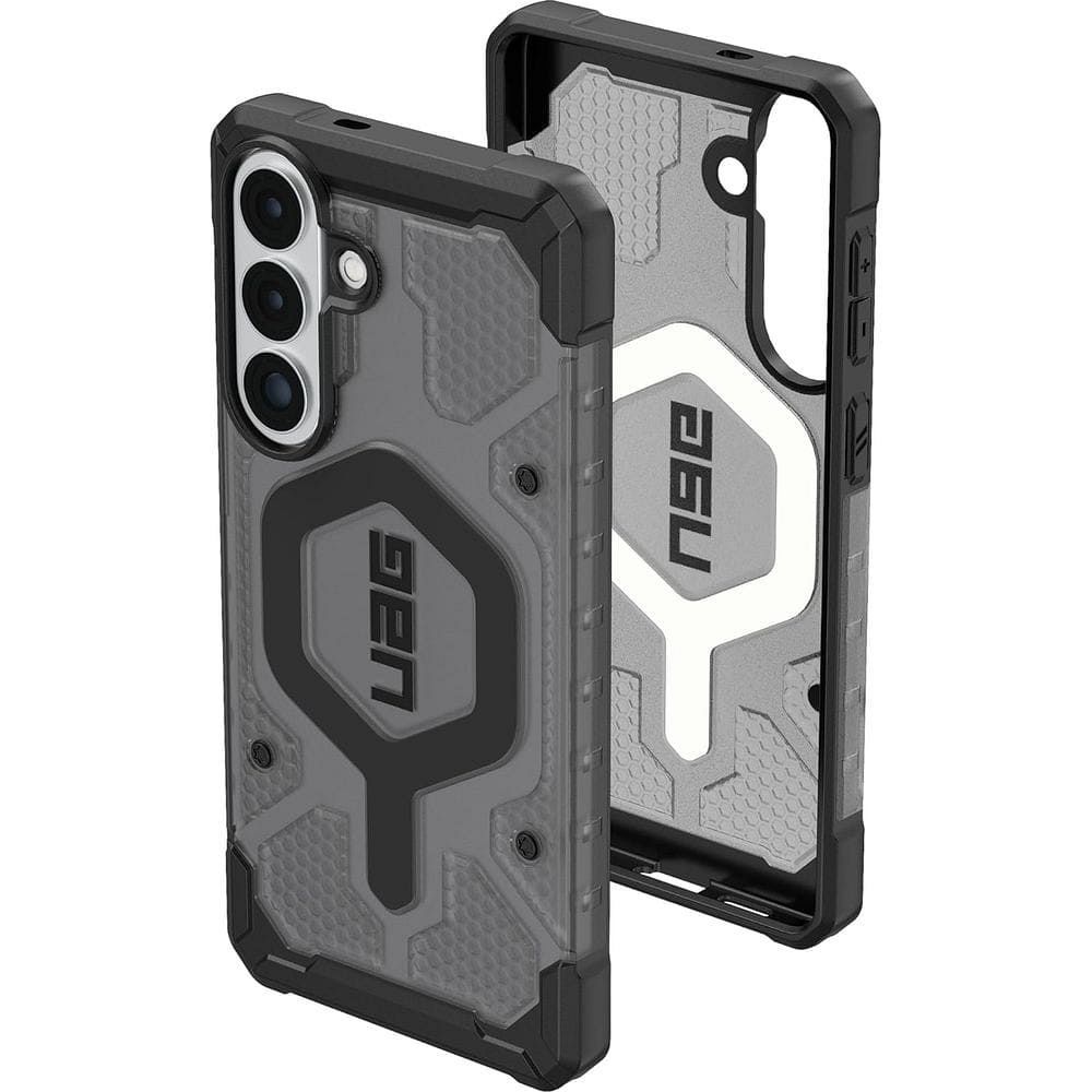 UAG Urban Armor Gear maciņš PATHFINDER CLEAR MAGNET ar iebūvētu magnētu SAMSUNG S26 Plus, pelnu melns