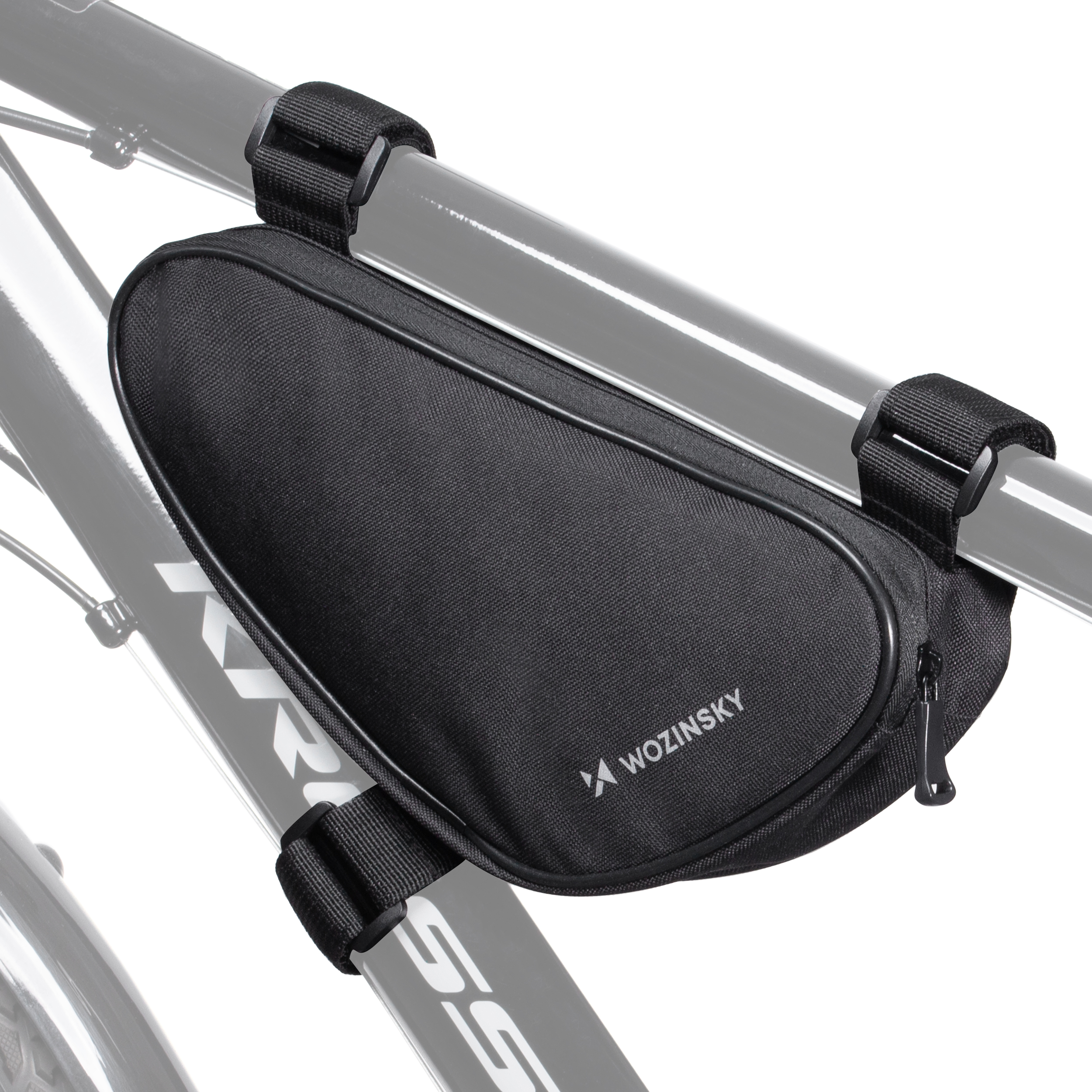 Wozinsky velosipēda rāmja soma, 1,5 l, melna (WBB11BK)