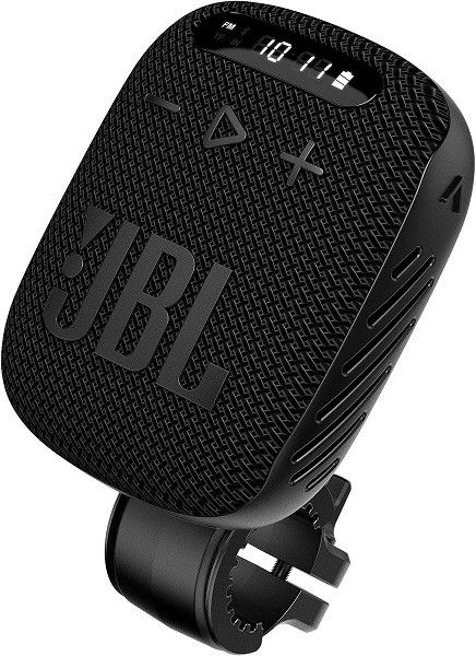 Bezvadu skaļrunis JBL Wind 3 ar stūres turētāju melns