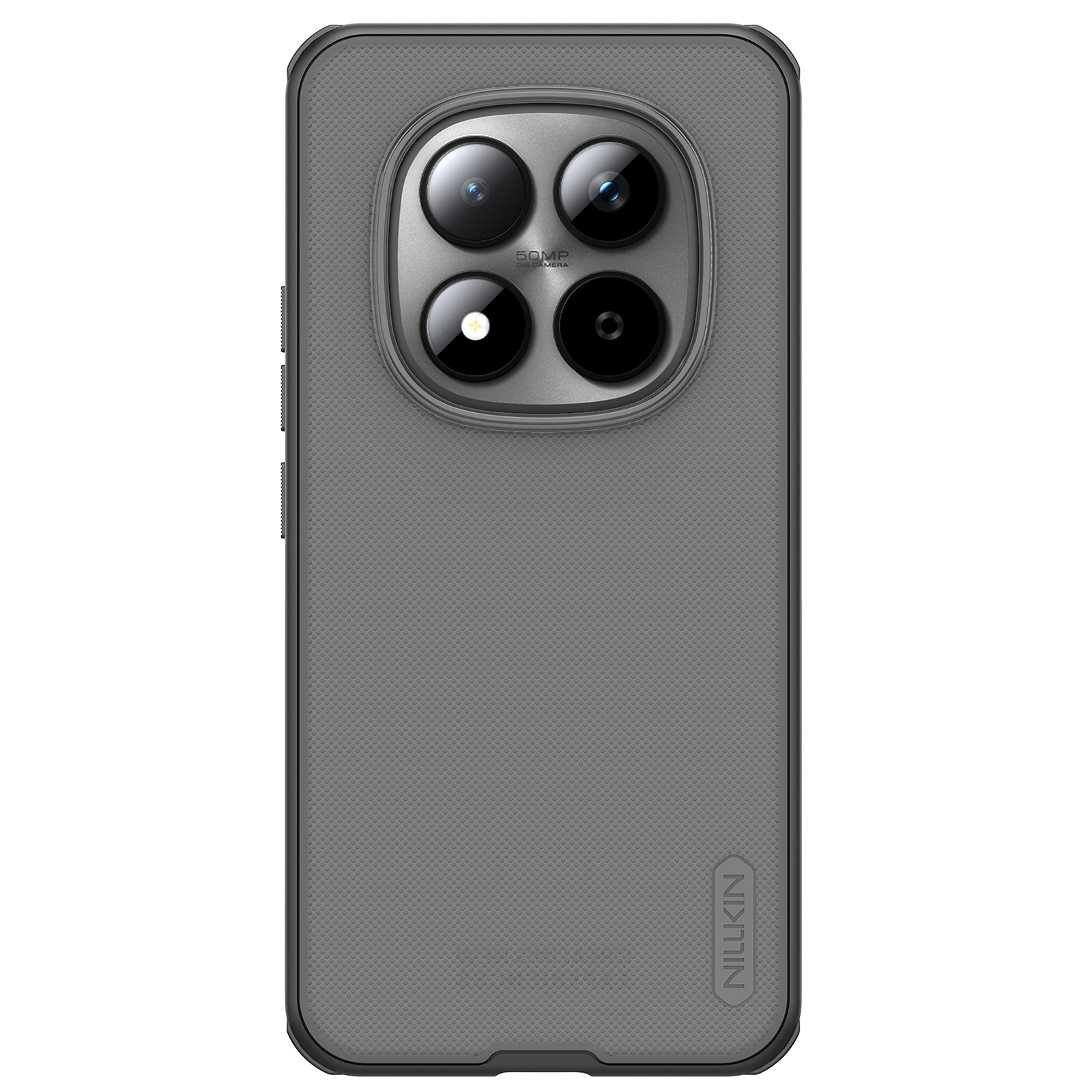 Nillkin Super Frosted Shield Pro maciņš Xiaomi Redmi Note 15 Pro+ 5G/Poco M8 Pro 5G caurspīdīgs melns