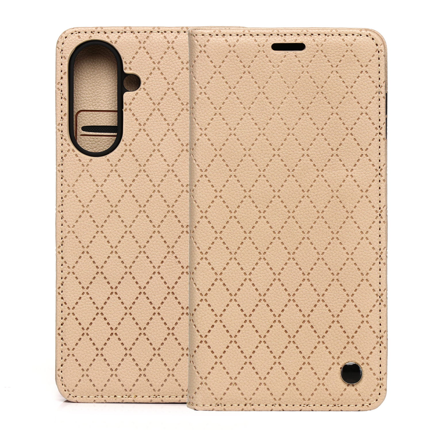 Smart Caro maciņš Samsung Galaxy A27 5G smilškrāsas