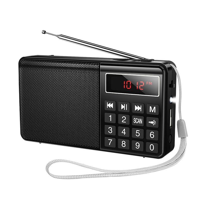 Pārnēsājams radio Hoco HI50, melns