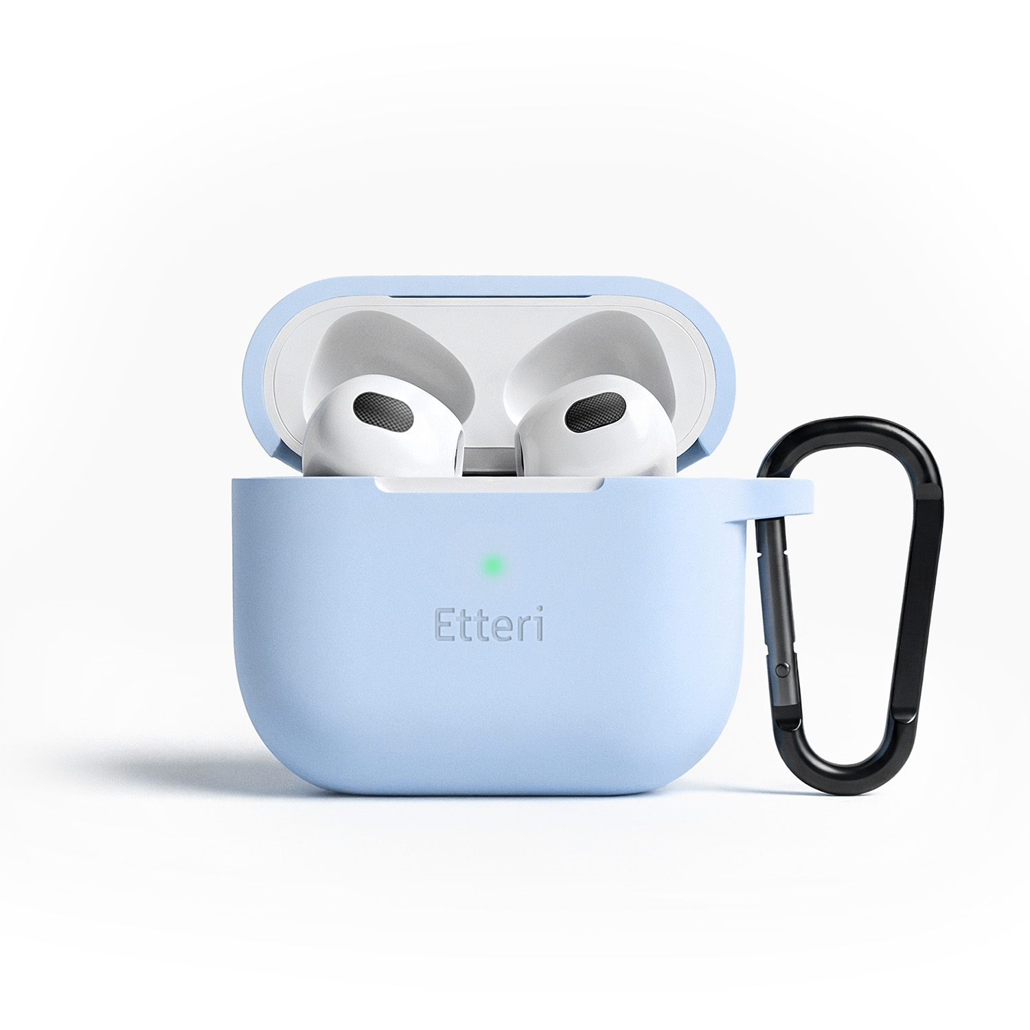 Etteri silikona maciņš AirPods 3 gaiši zils
