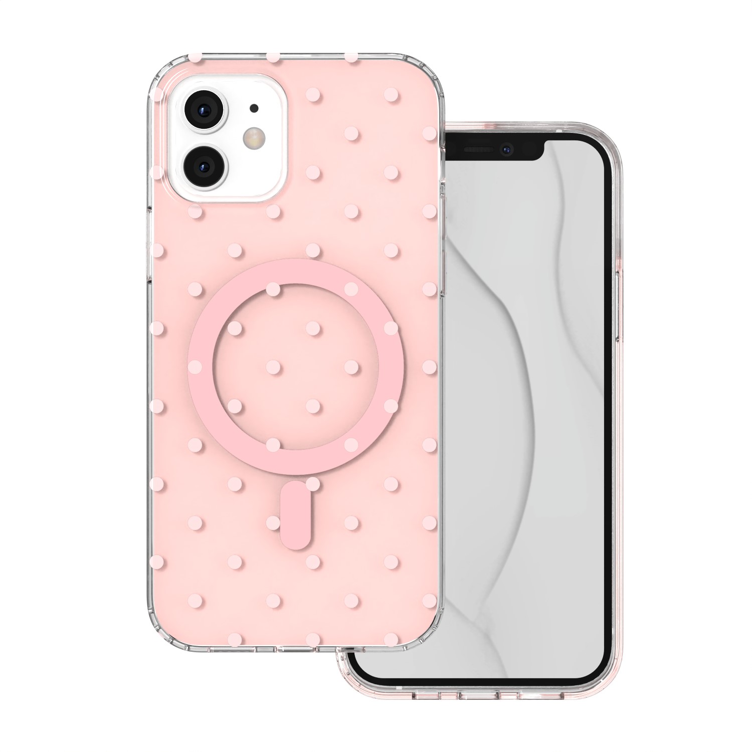 Bubble Dots Mag maciņš, paredzēts iPhone 11, rozā