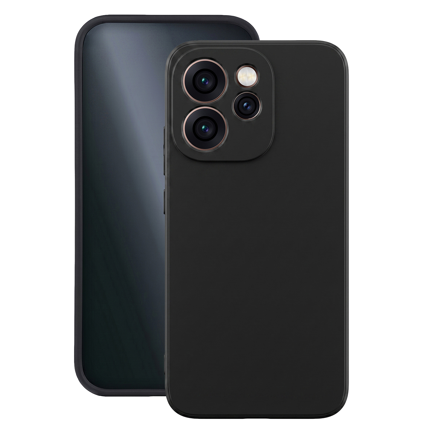 Matt TPU maciņš Oppo Reno 15 Pro 5G (Global) melns
