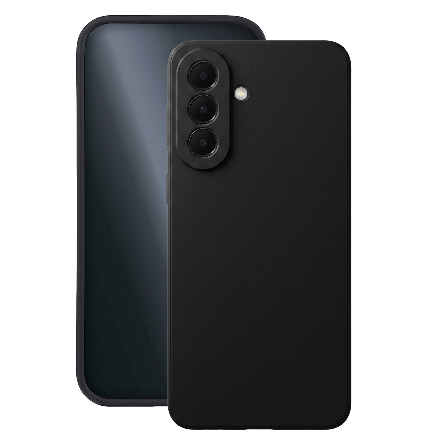Matēts TPU maciņš Samsung Galaxy A37 5G, melns