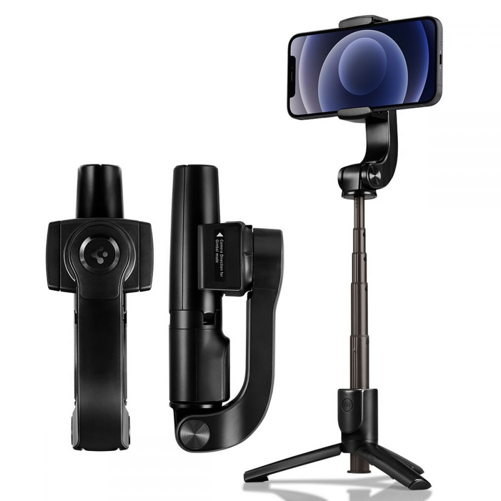 Spigen S610W gimbal беспроводной монопод черный