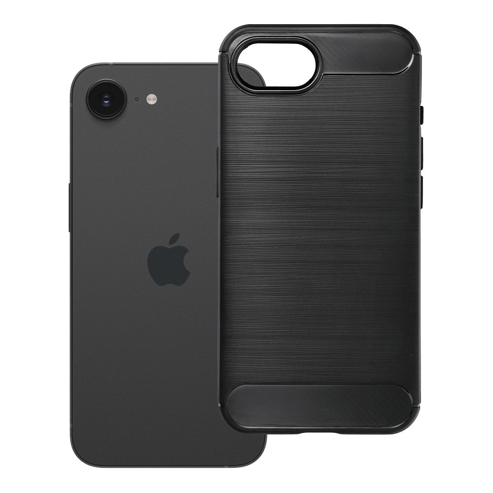 Maciņš iPhone 16e (SE 4 2025) / 17e Carbon 2.0 melns