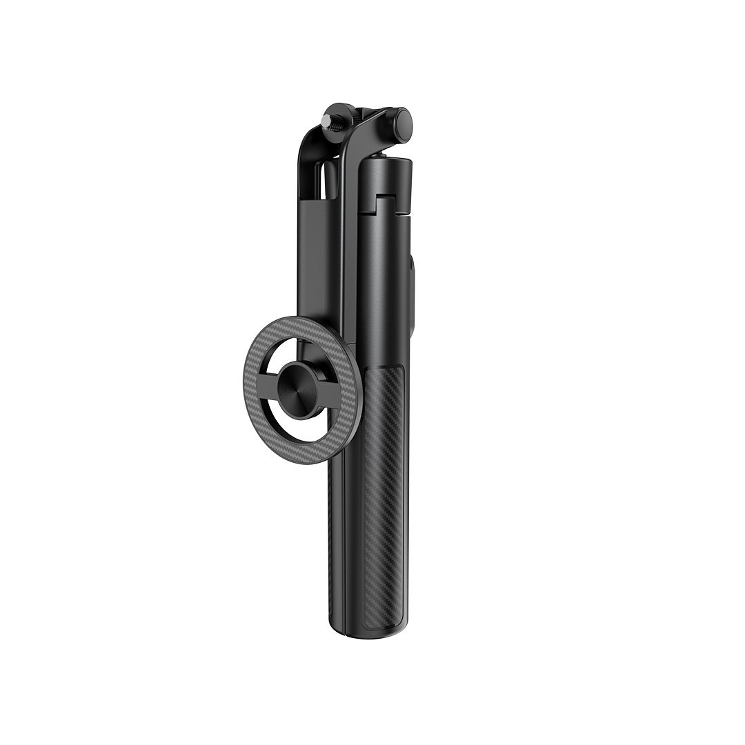 XO SS30 Bluetooth pašbilžu nūja-statīvs, melna, magnētiska, saderīga ar MagSafe, 123cm