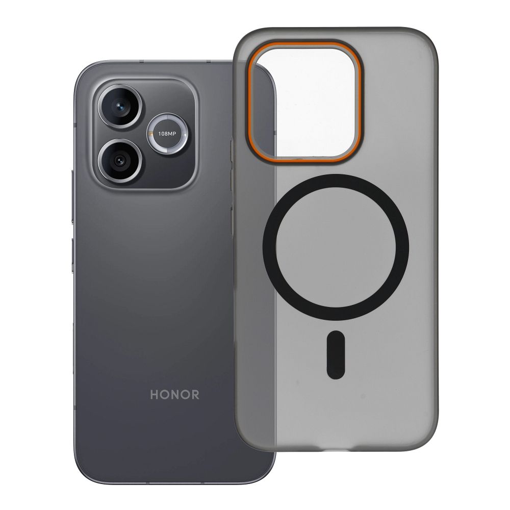 Maciņš Honor 600 LITE Go Orange saderīgs ar MagSafe melns