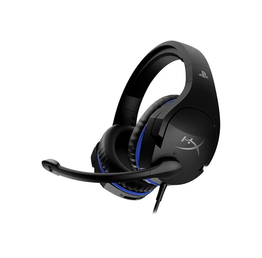 Vadu austiņas Jack 3,5 mm HyperX Cloud Stinger PlayStation melnas-zilas