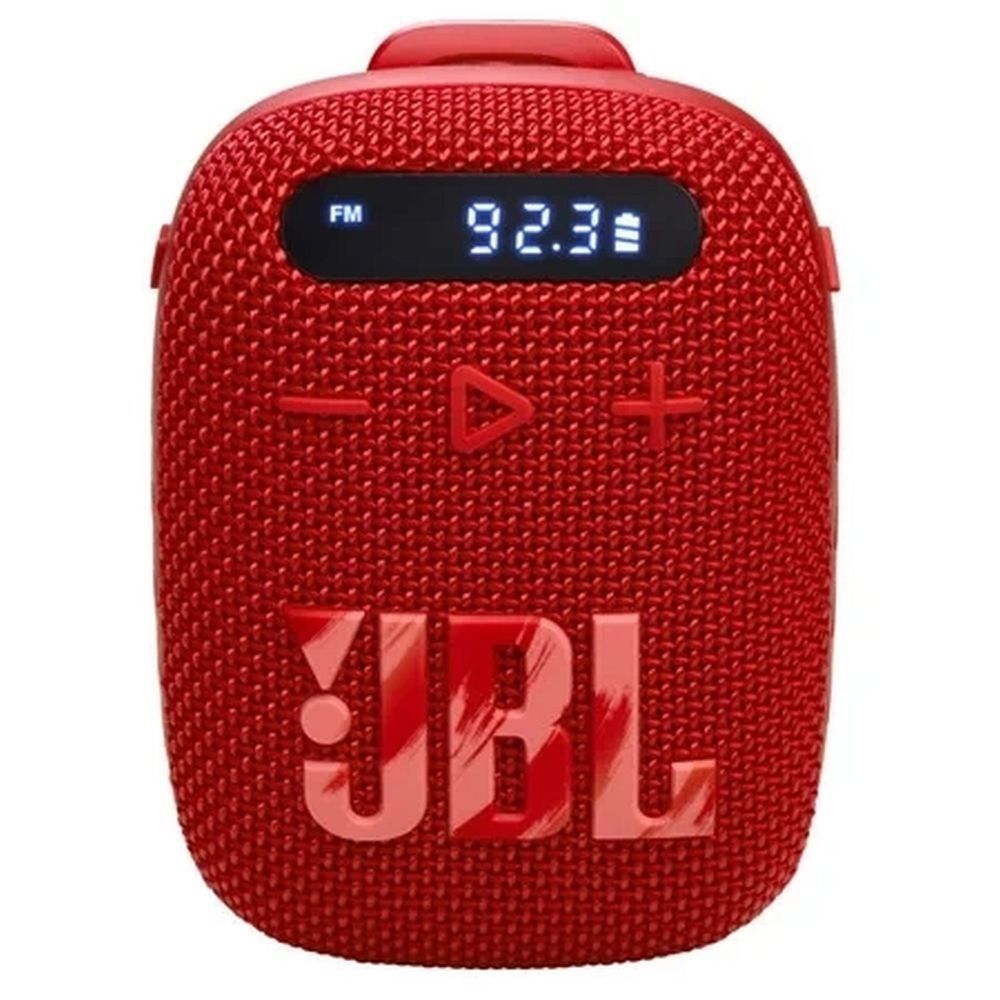 Bezvadu skaļrunis JBL Wind 3 ar stūres turētāju sarkans