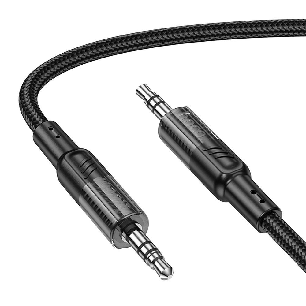AUX kabelis Jack 3,5 mm uz Jack 3,5 mm Hoco 1,2 m UPA27 melns