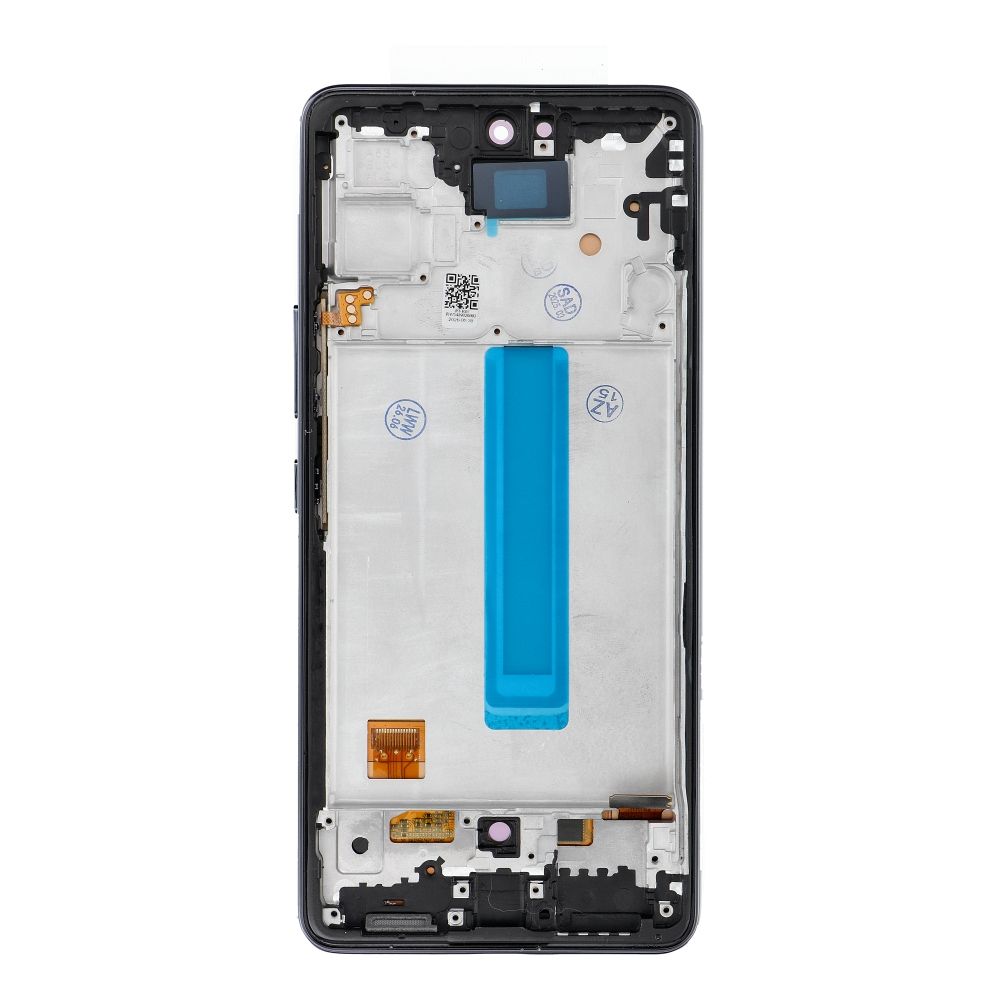 REWA OLED LCD displejs ar rāmi SAMSUNG A53 5G, melns