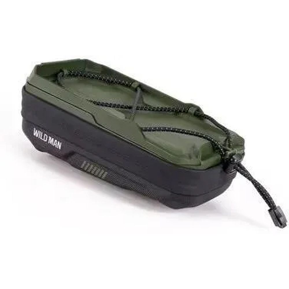 WILDMAN ceļojumu soma velosipēda stūrei ar rāvējslēdzēju, 0,6L (4 "- 7"), GX330, zaļa