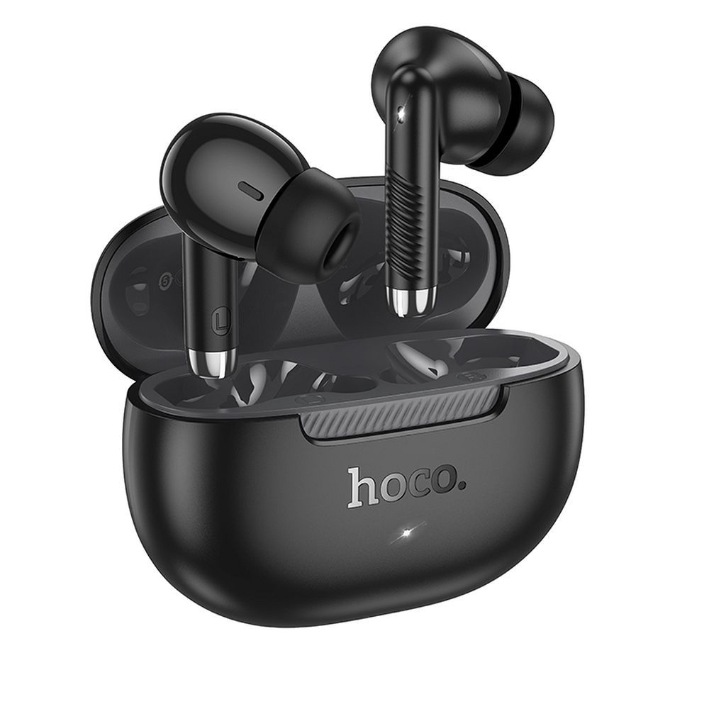 HOCO bezvadu austiņa bluetooth TWS EQ24 pusnakts melna