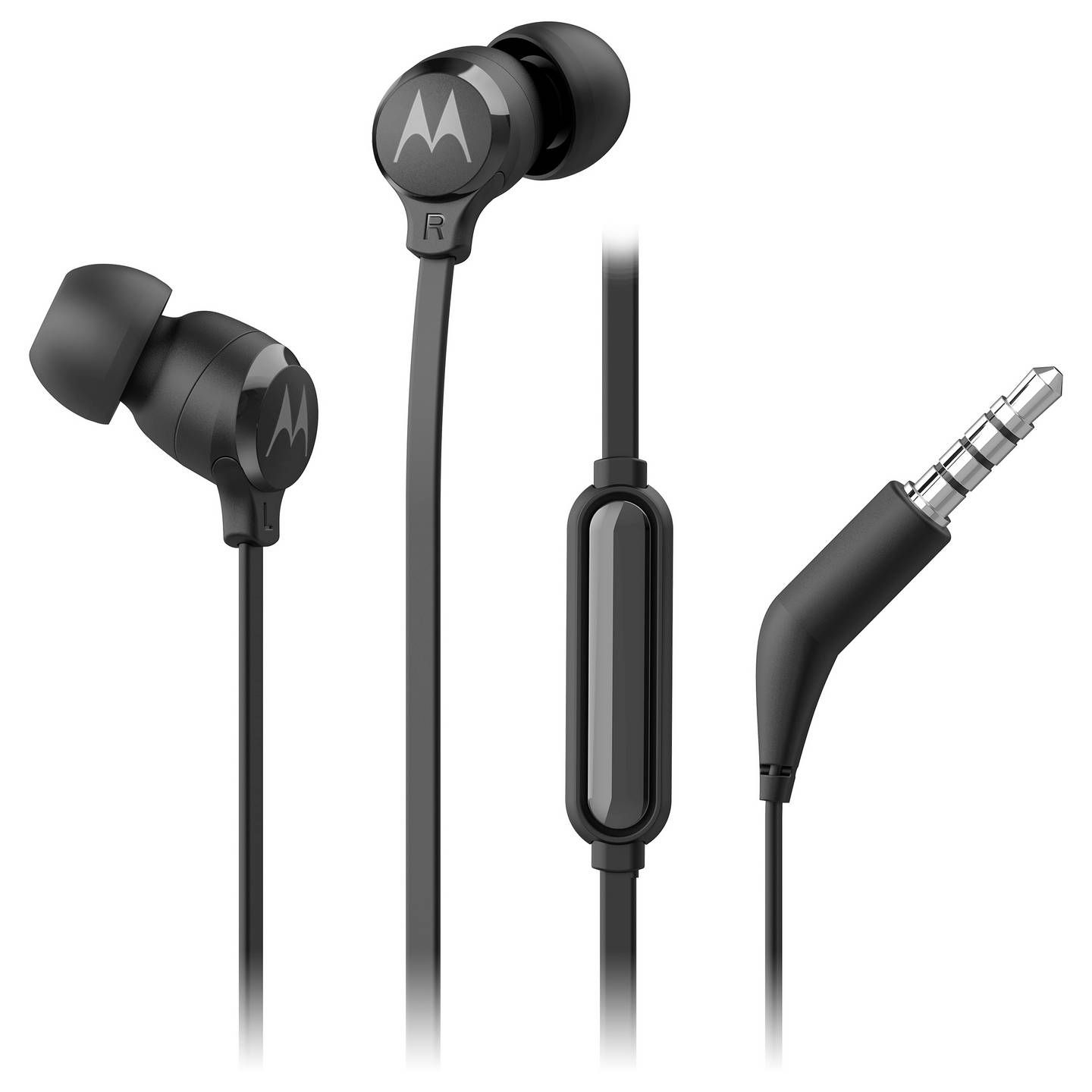 Vadu austiņas ar mikrofonu MOTOROLA Earbuds 3-S melnas