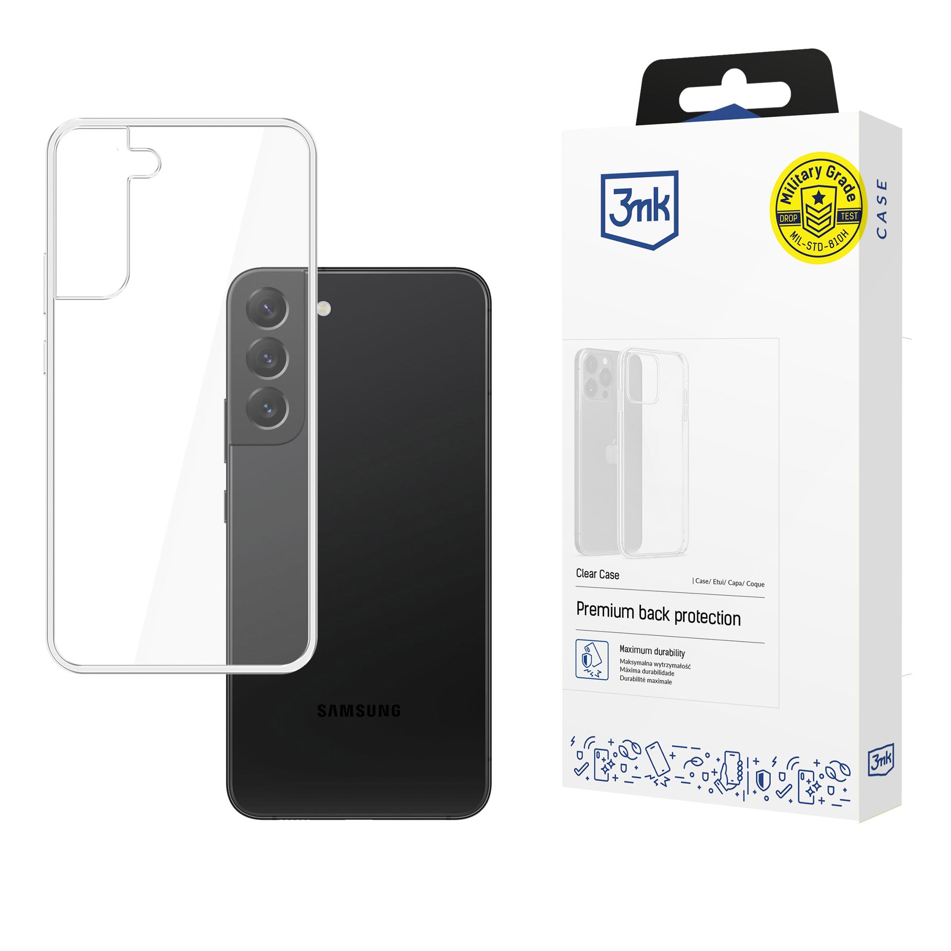 3mk Clear Case caurspīdīgs maciņš Sam S906 S22 Plus