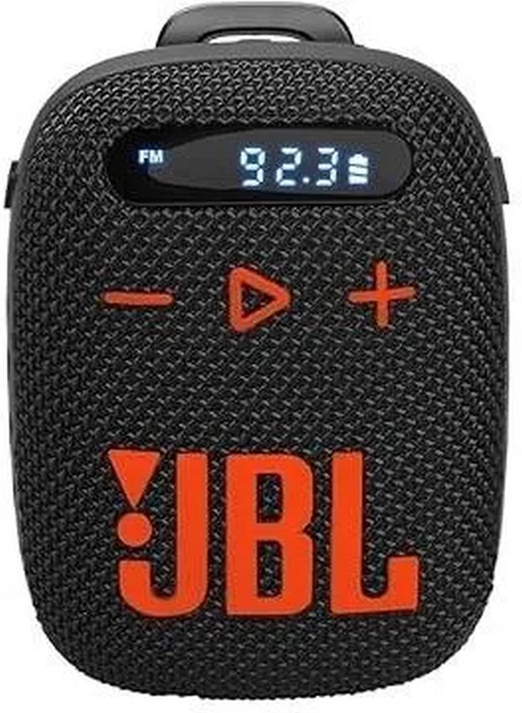 Bezvadu skaļrunis JBL Wind 3 ar stūres turētāju melns un oranžs