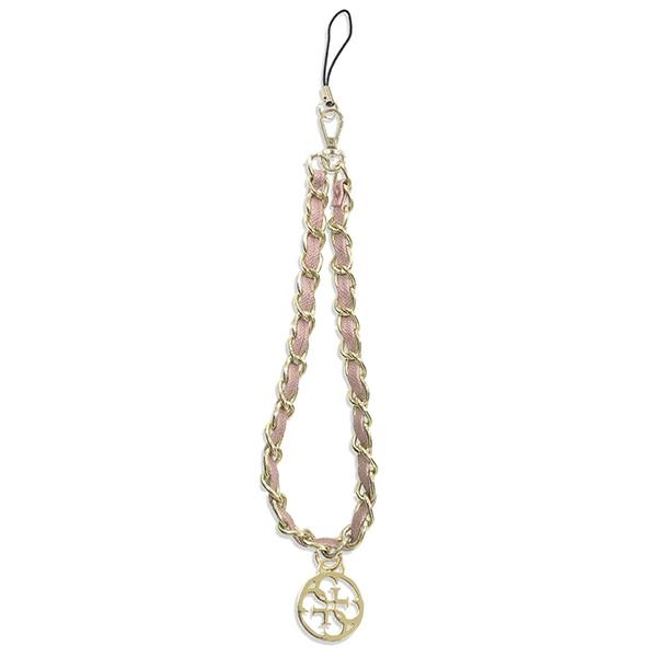 GUESS ремешок для телефона GUSTSAS4P (Chain Metal 4G Charm) розовый