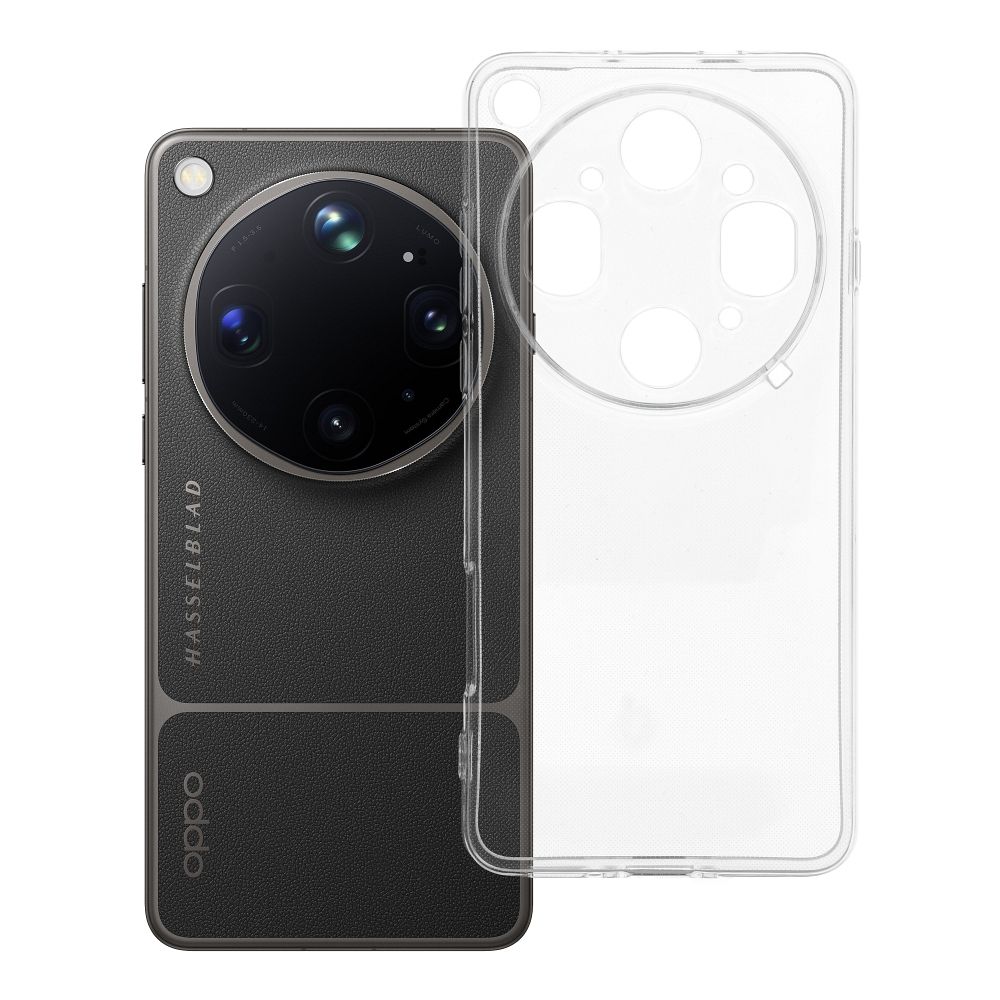 Maciņš Oppo Find X9 ULTRA Clear Case 2 mm (kameras aizsardzība) caurspīdīgs