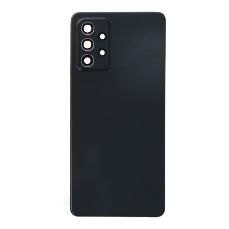 Задняя крышка Samsung A72 4G A725 / A72 5G A726 черный (со стеклом камеры) OEM