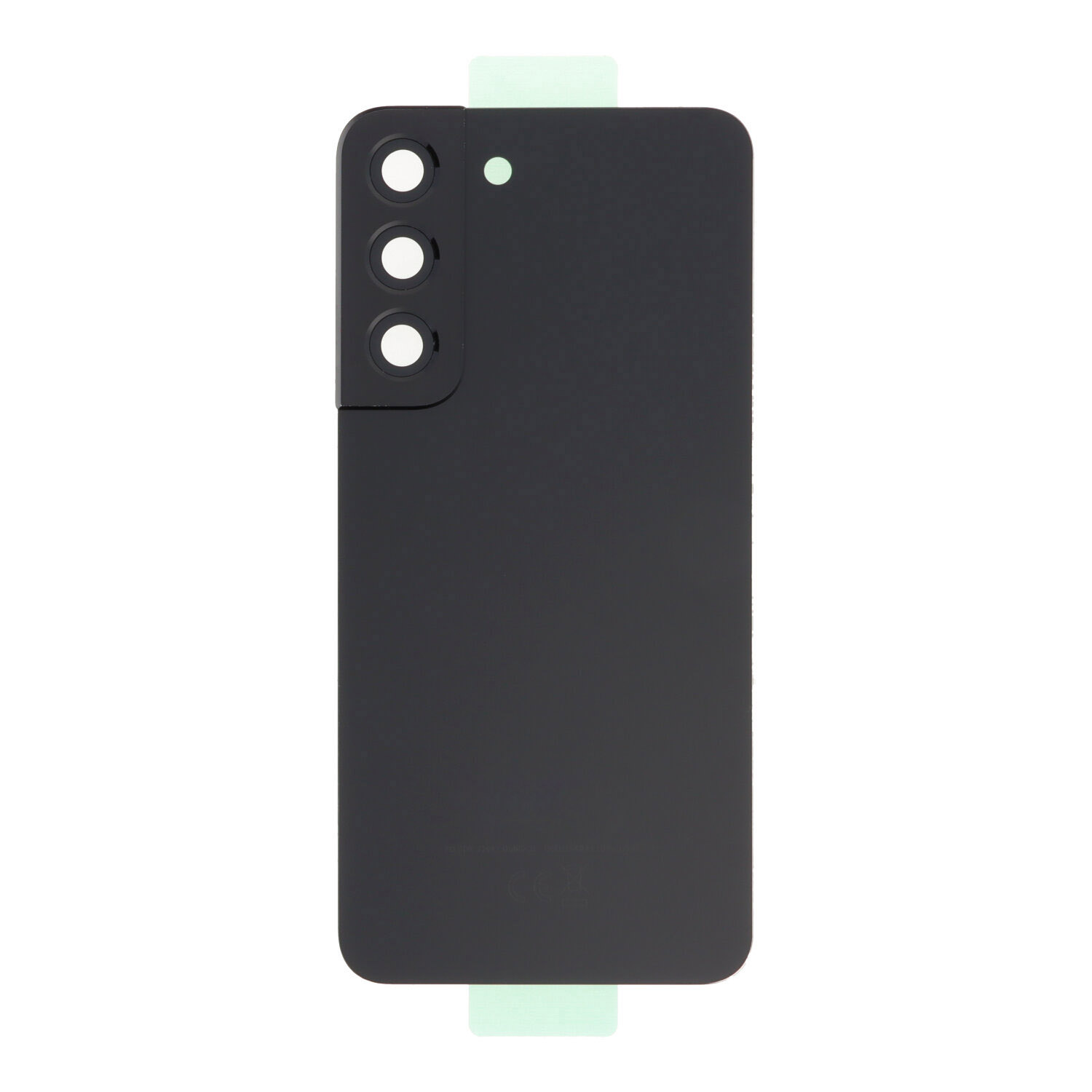 Aizmugurējais vāciņš Samsung S22 5G S901 Phantom Melns (su kameros stikliuku) OEM