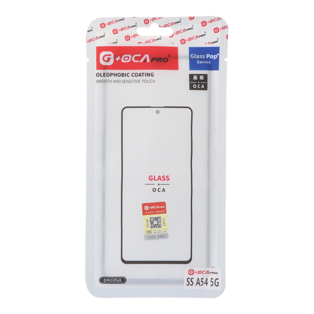 LCD stikls Samsung A54 5G A546 ar OCA melns