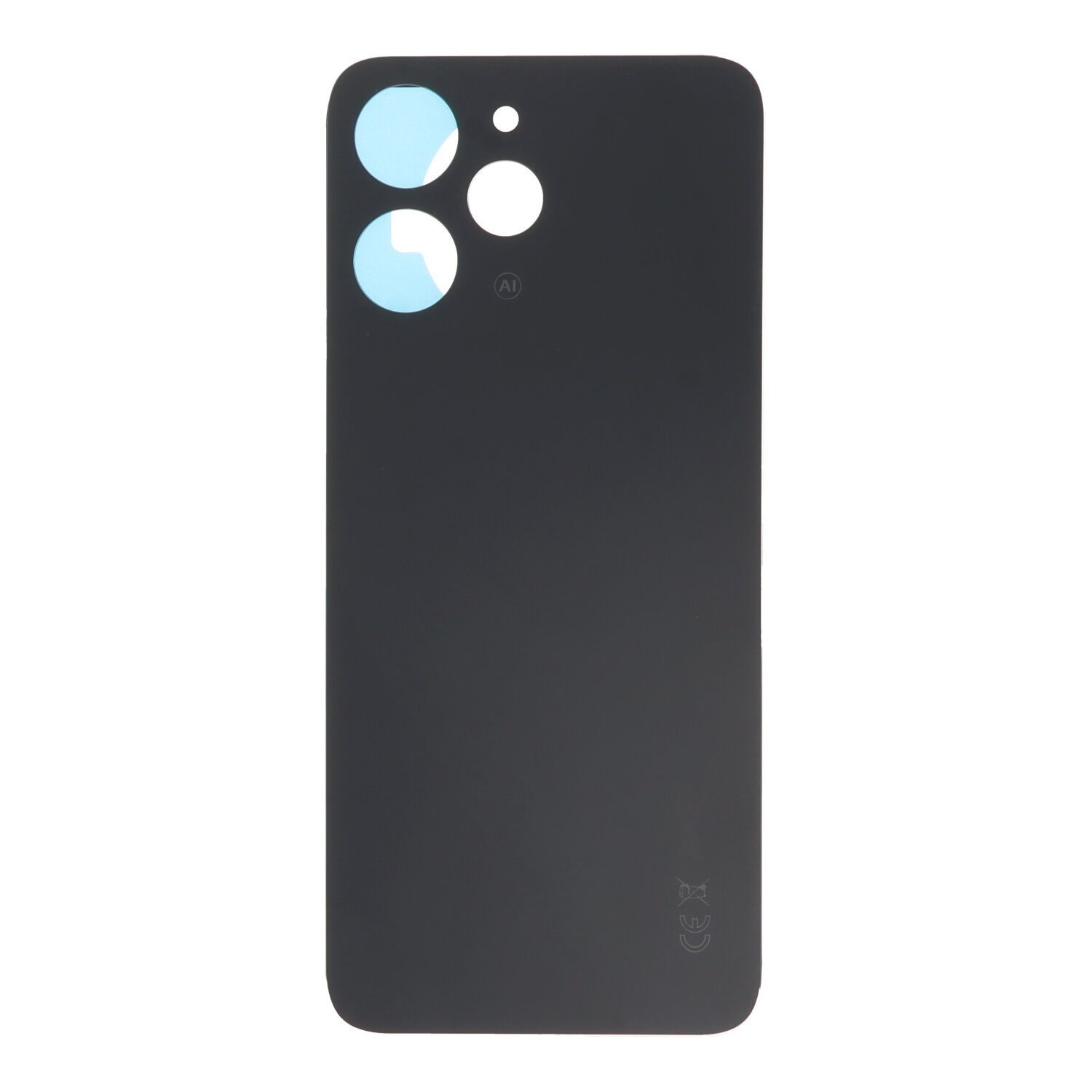 Aizmugurējais vāciņš Xiaomi Redmi 12 pusnakts melns OEM
