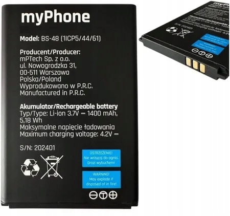 Akumulators tālrunim myPhone 6410 LTE