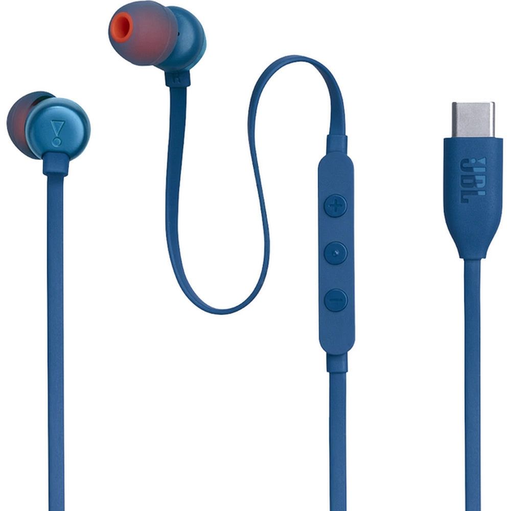 Austiņas JBL Tune 310C USB-C zilas