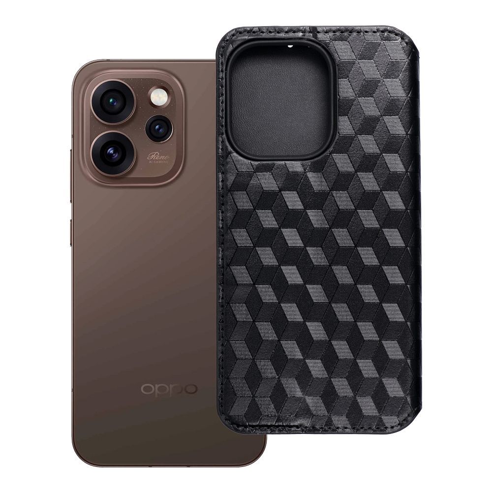 Flip case for Oppo Reno 15 Pro 5G Cubic Book black