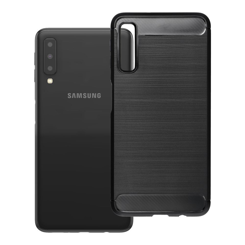 Maciņš Samsung A7 2018 ( A750 ) Carbon 2.0 melns