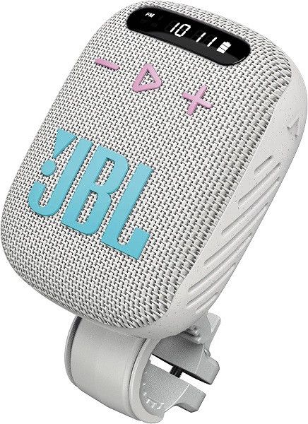 Bezvadu skaļrunis JBL Wind 3 ar stūres turētāju pelēks