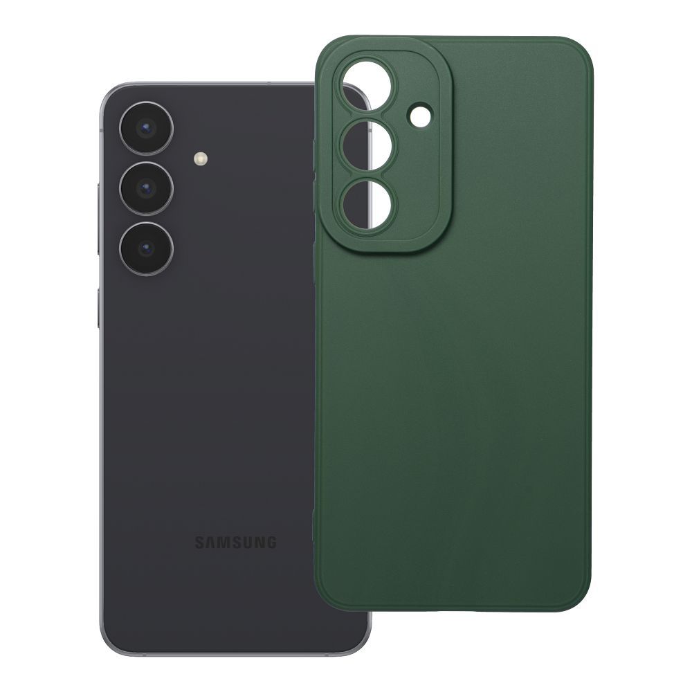 Maciņš priekš Samsung S25 FE Matt 2.0 tumši zaļš