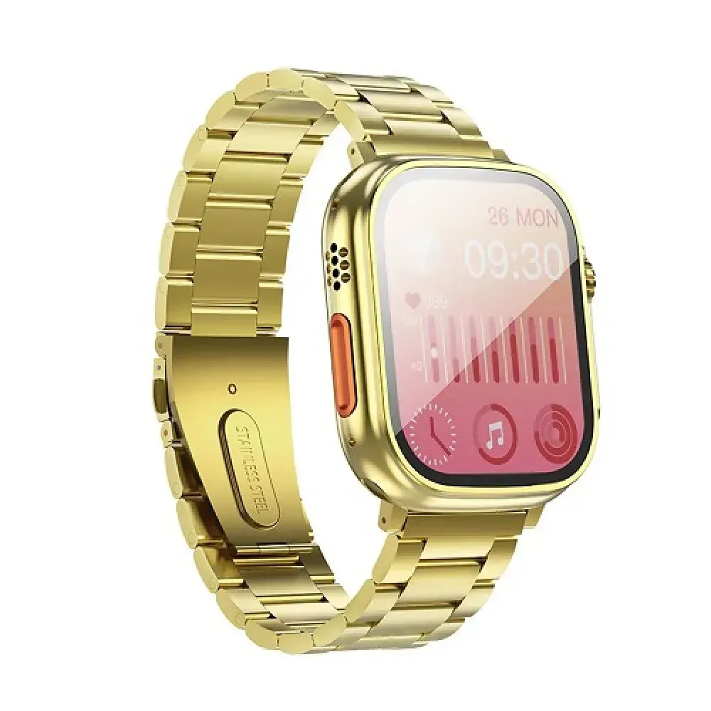Smartwatch Hoco 1,96" TFT with call function Y12 Ultra titanium gold [EOL]