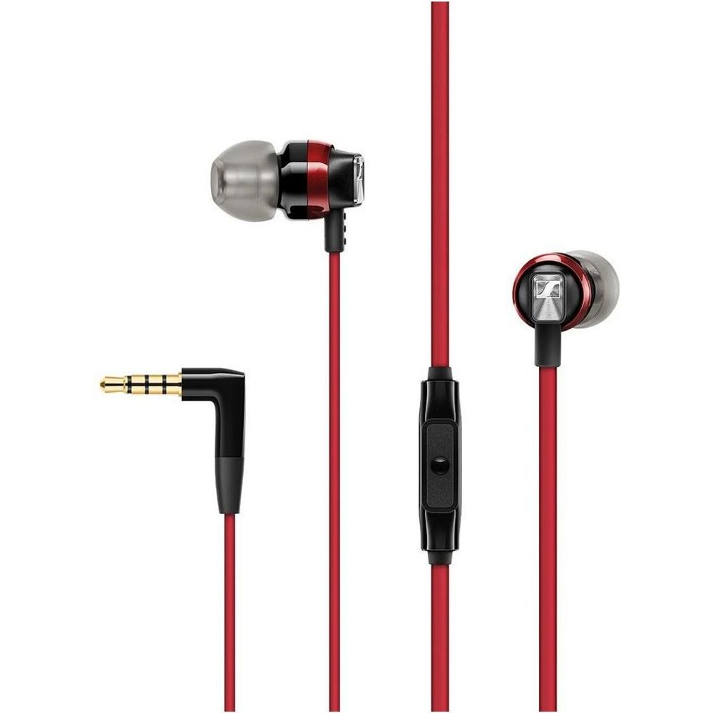 Vadu austiņas Sennheiser CX 300S, Jack 3,5 mm, sarkanas