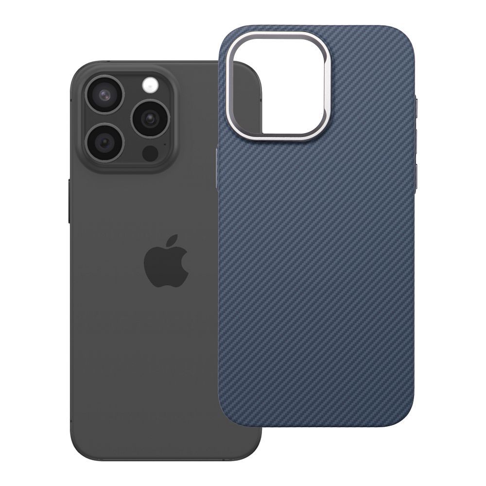 Ar MagSafe saderīgs K-Look maciņš iPhone 15 PRO MAX, zils