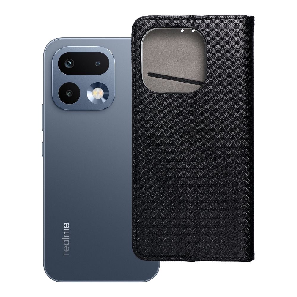 Atvēramais maciņš Realme 16 Pro Smart Case Book melns