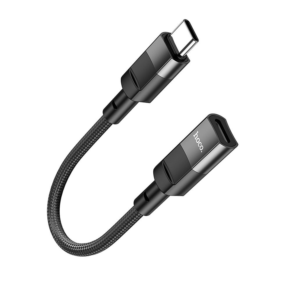 adapteris OTG USB C do Lightning Hoco 3A 0,1 m U107 melns
