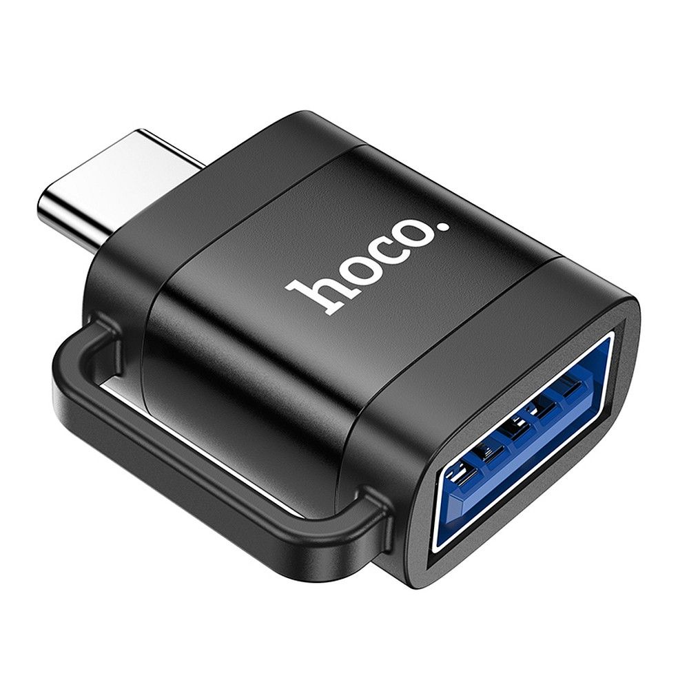 adapteris OTG USB C do USB A Hoco 3A UA31C melns