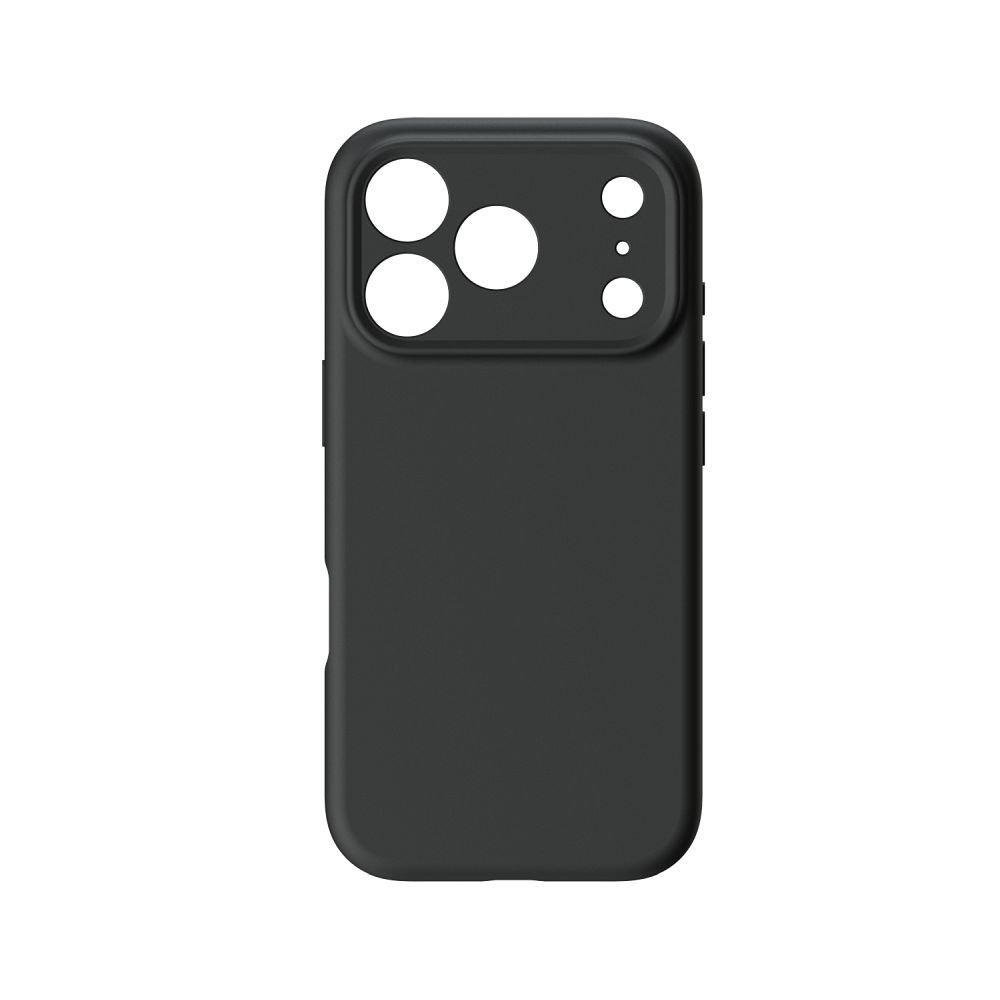 Case for iPhone 17 Pro / 18 Pro (low camera edge) Forcell F-Protect Rubber Premium compatible with MagSafe black