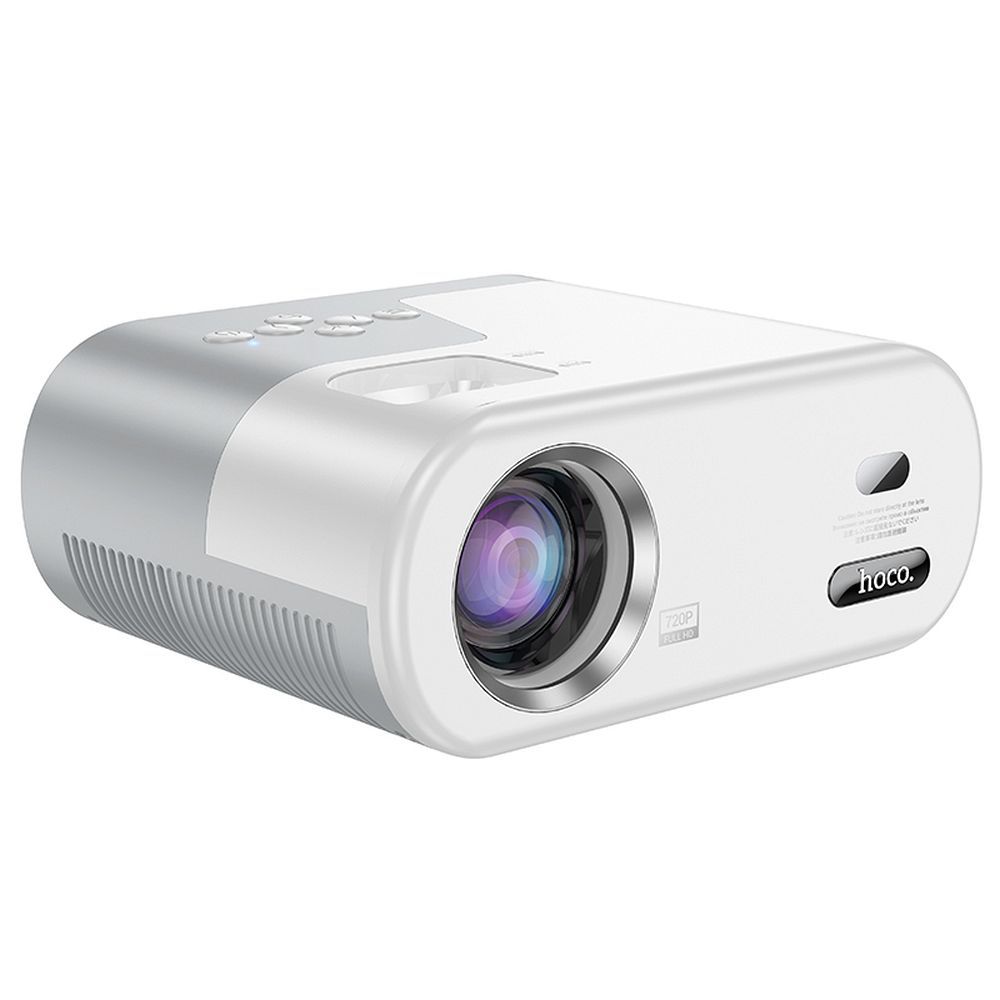 HD Ready projektors Hoco ar Android sistēmu Wi-Fi Bluetooth 720P DT2 balts