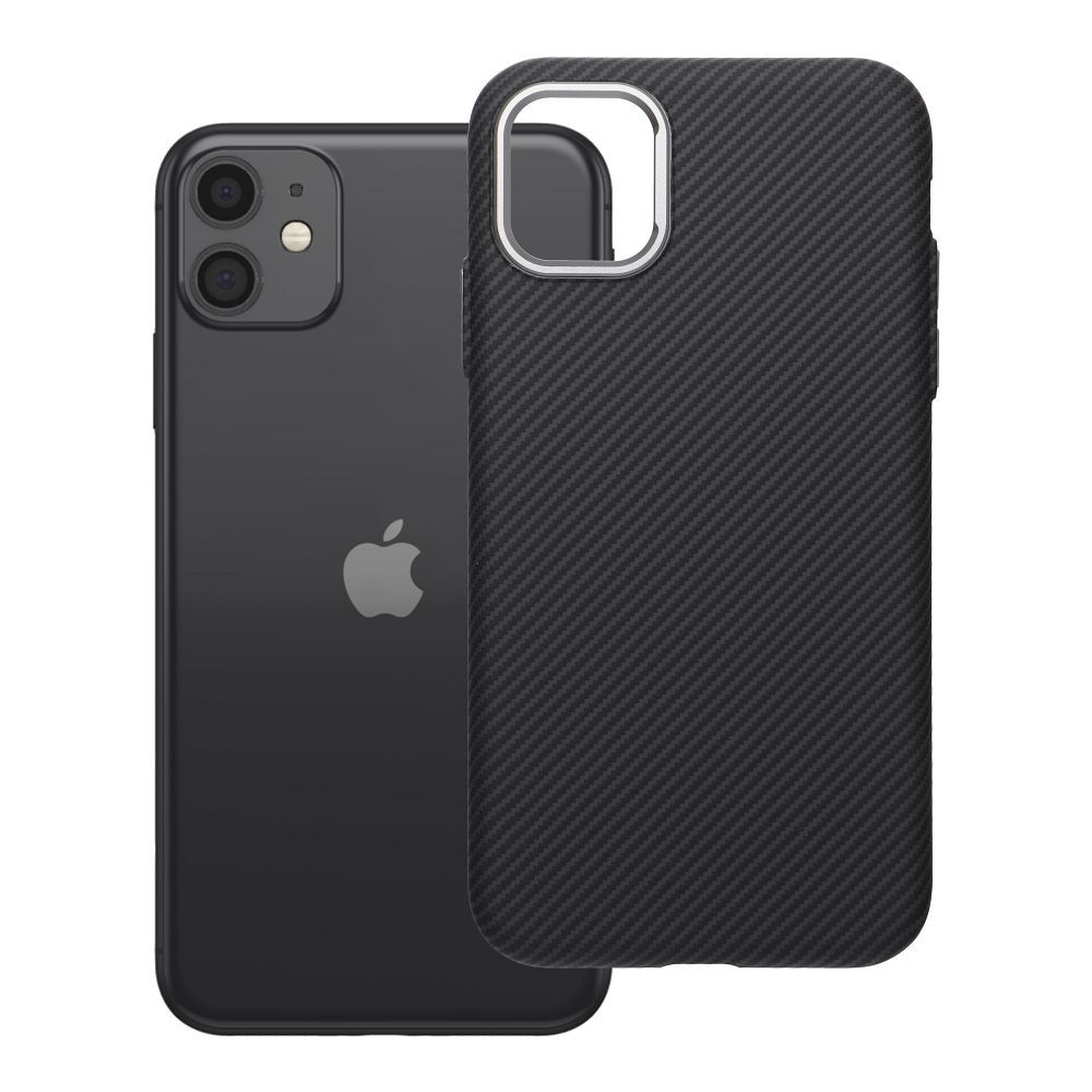 Ar MagSafe saderīgs K-Look maciņš iPhone 11, melns