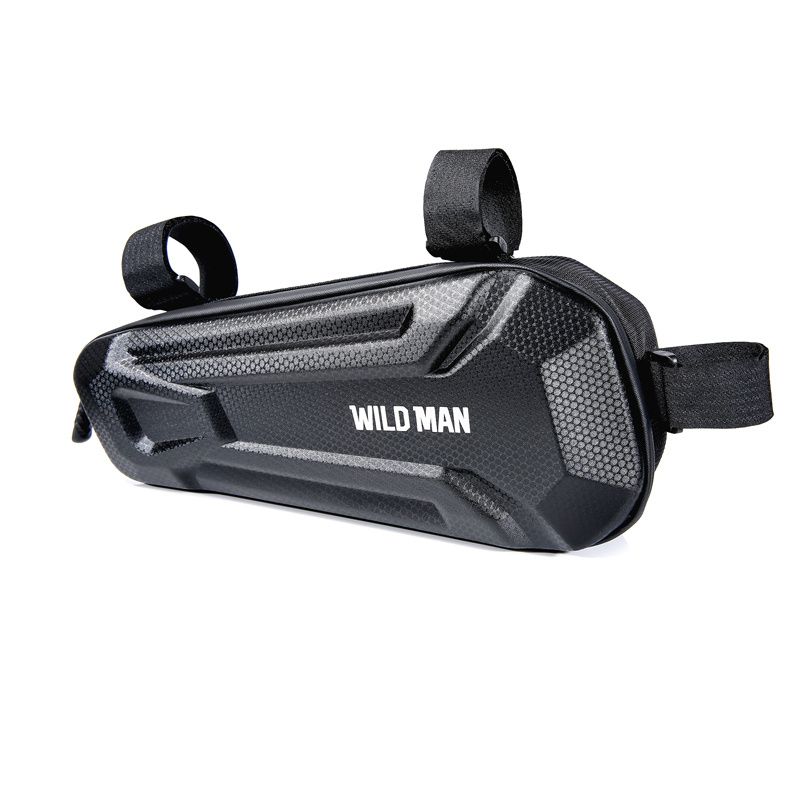 WILDMAN ceļojumu soma zem velosipēda rāmja ar rāvējslēdzēju, 1,8L, XT9, melna